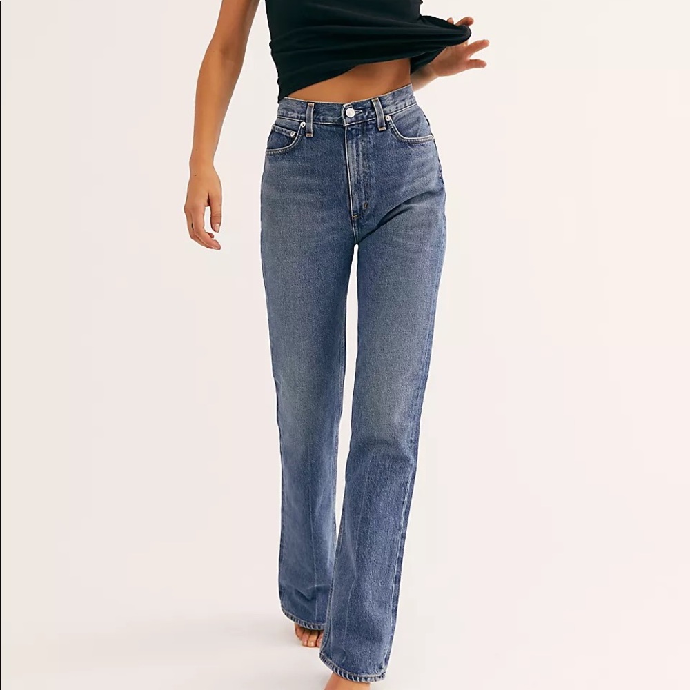 Agolde Vintage High-Rise Flare Jeans